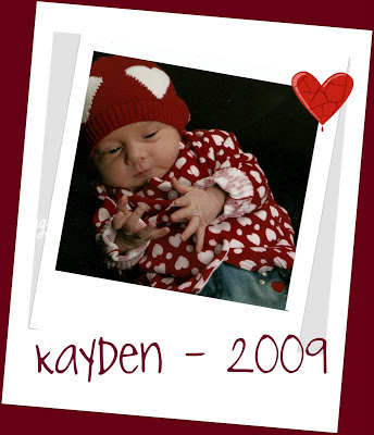Happy 1st Valentine’s Day Kayden Brooke! (all the way from Daytona Beach)