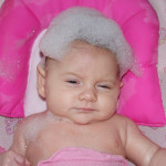 Rub-a-dub-dub, Kayden Brooke in the tub!