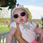 ‘lil Miss Sunshine is enjoying this weather, too!