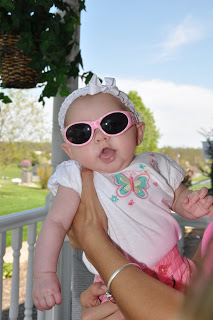 ‘lil Miss Sunshine is enjoying this weather, too!