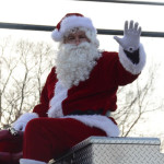 Santa Claus came to town today –