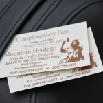 Two tickets – (thanks to my mother -in-law)